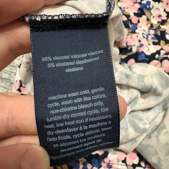 Tommy Hilfiger 3/4 Sleeve T-Shirt Floral Print Ladies XS - Picture 5 of 5